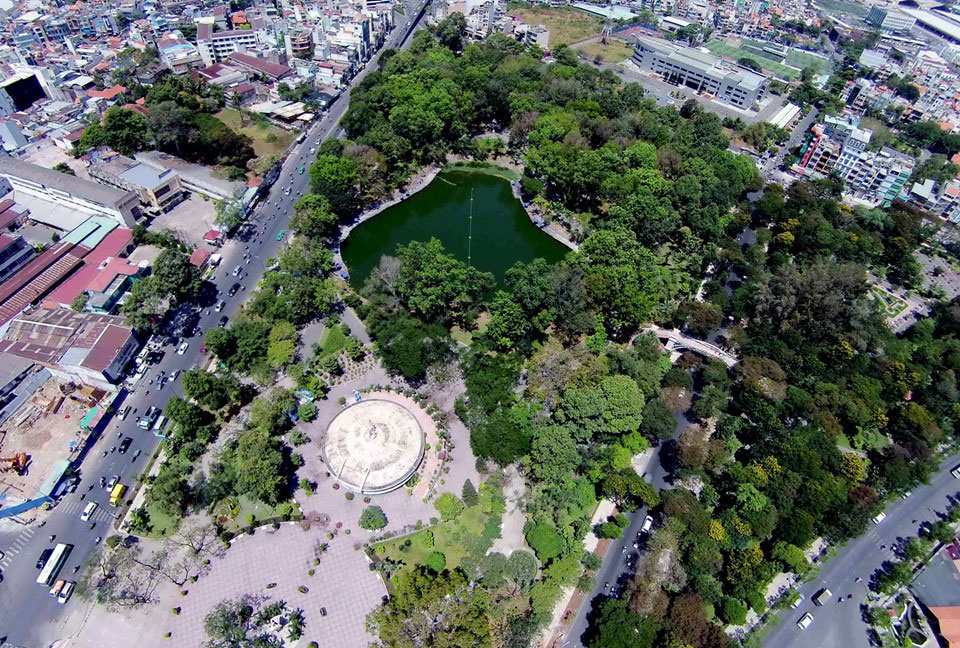 Công viên Hoàng Văn Thụ - Góc nhìn từ dự án quận Tân Bình